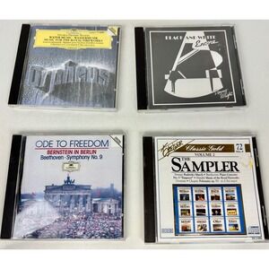 Classical CD Lot 4pc Handel Orpheus Bernstein Beethoven Ode to Freedom Wright